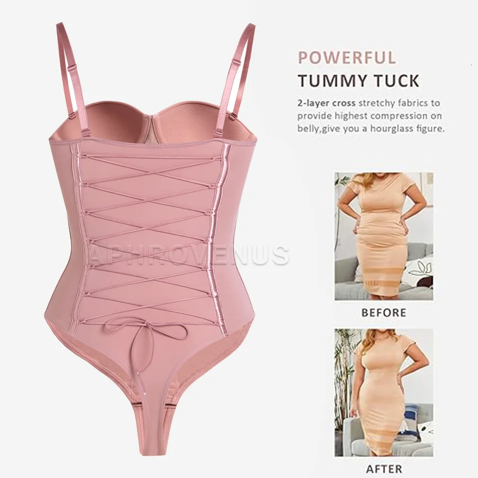 Fajas Colombianas Women Back Lace-up Thong Seamless Shapewear Flat Belly Slimming Belt Tummy Trimmer Waist Trainer Body Shaper 241219