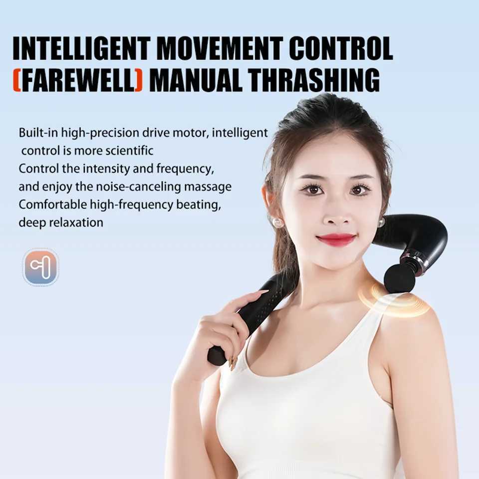Electric Fascia Gun Massager Body Relaxation Trigger Point Massage Mane for Fitness Hammer Home Handheld HammerXJ241219