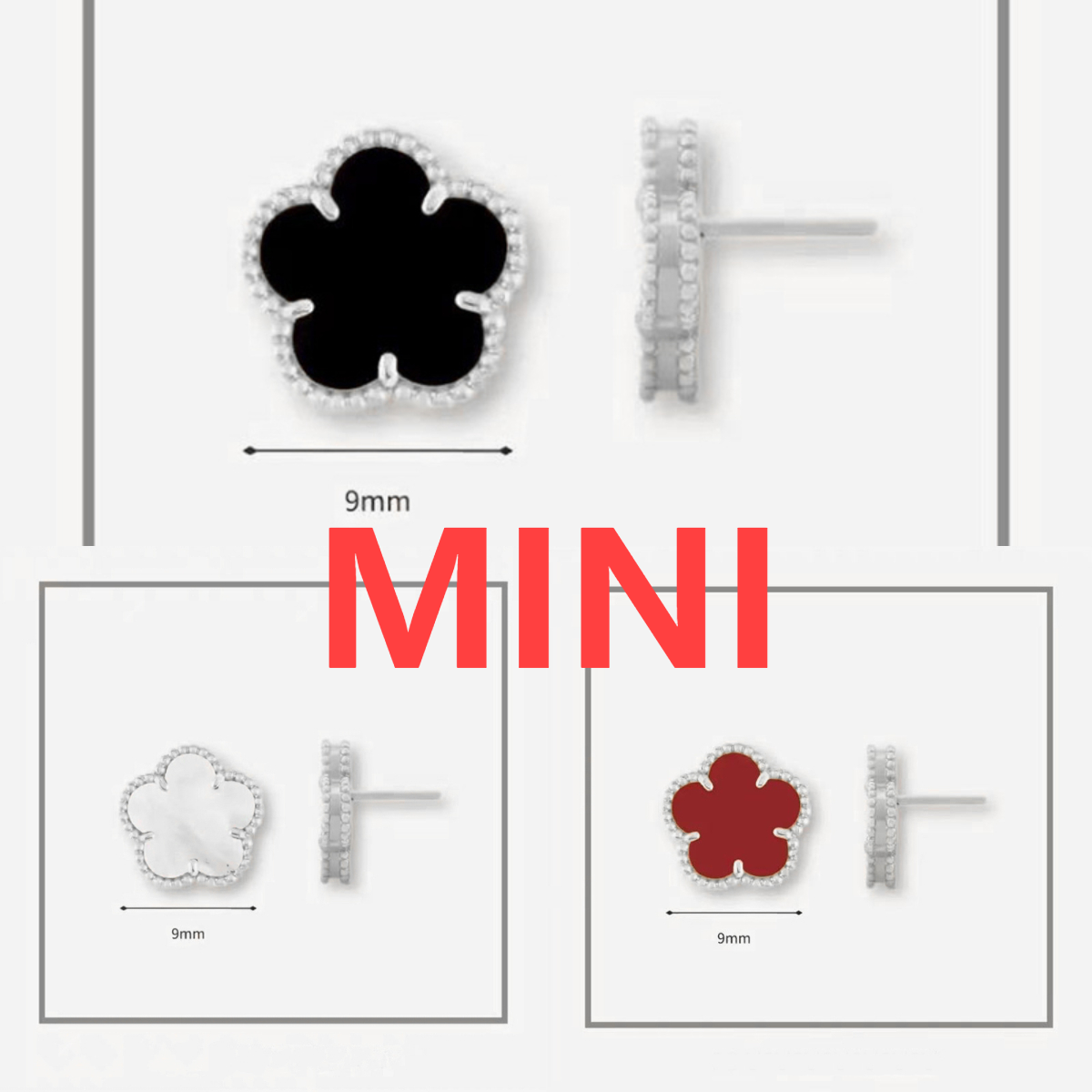 gold earrings clover earrings designer earrings men jewelry designer fashion earring designer stud earring sterling silver jewelry 925 Valentine's Day party gift