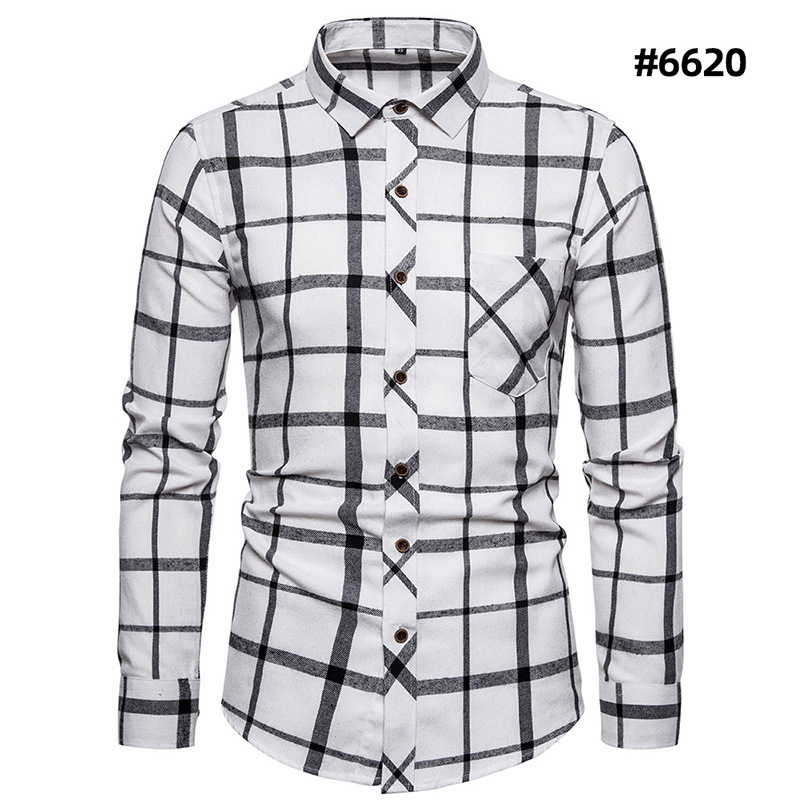 Slim Fit Men's Long Sleeve Shirt - New Arrival for Young Stylish Apparel
