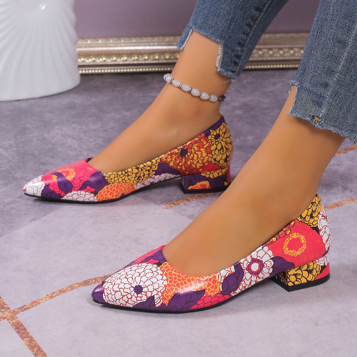 2025 new Mary Fashion Jane atos De Mujer Red Heels Large Sizes Pumps Shoes for Women zhanyishengli