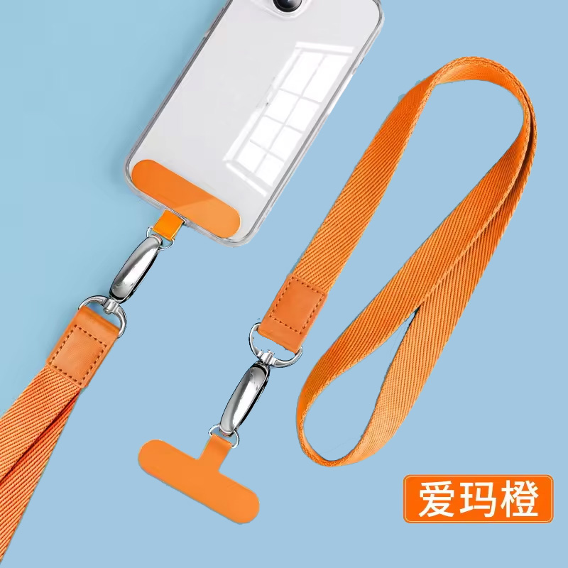 Custom Logo Fashion Universal Cross Body Crossbody Phone Lanyard Patch Mobile Phone Lanyard Cell Phone Strap