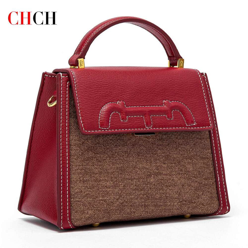 Bags Crossbody Autumn/Winter Restoration Splicing Flip Small Square Bag Women's Handbag