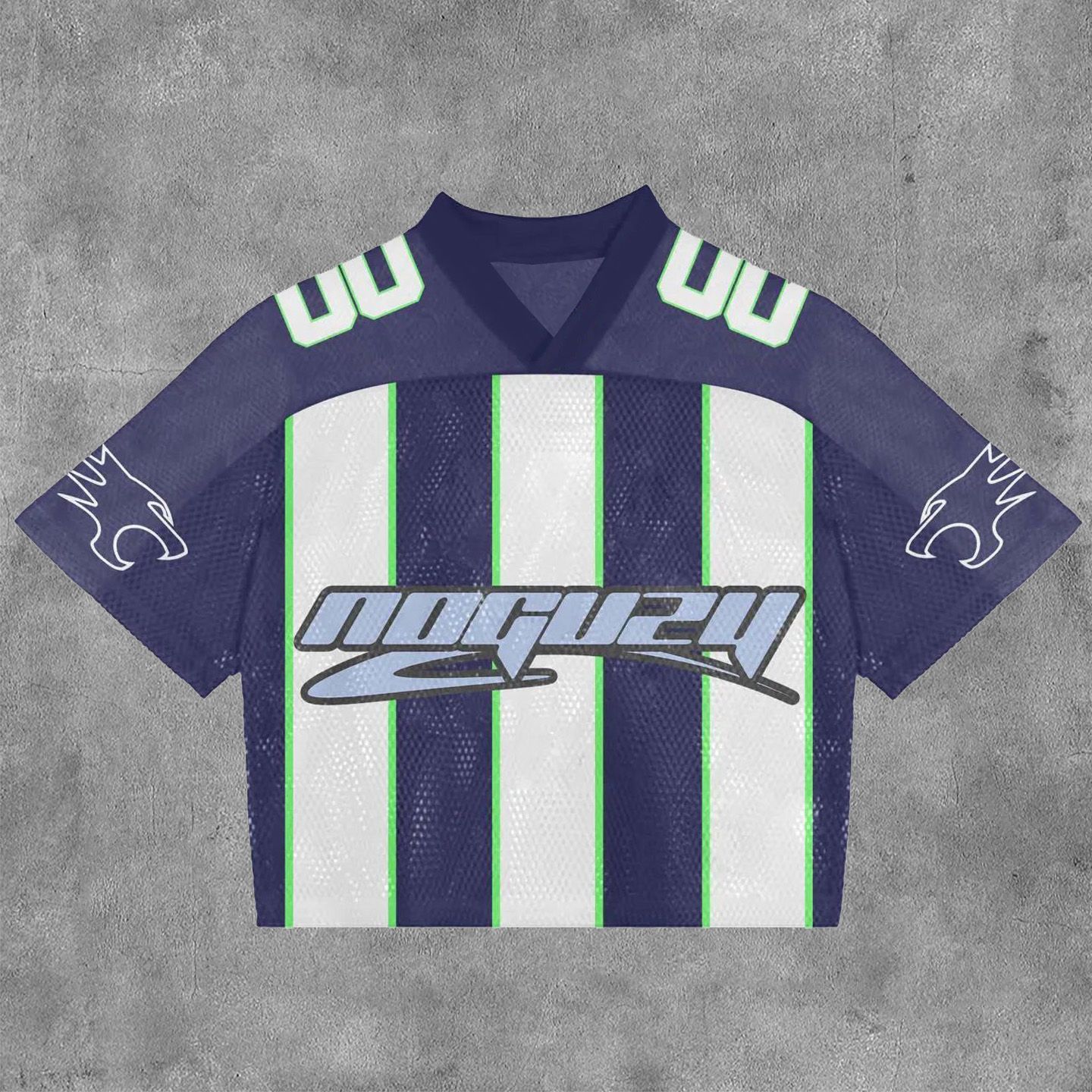 Fashion Contrasting Colors Mesh Surface Loose T-shirts Summer Splicing Printed Quick Drying Basketball Jersey Y2K Short-sleeves