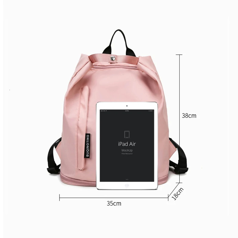 Women Gym Fitness Backpack Lightweight Waterproof Swim Yoga Sports Dry Wet Bag with Shoe Compartment Fashion Weekend Travel Bags 241219