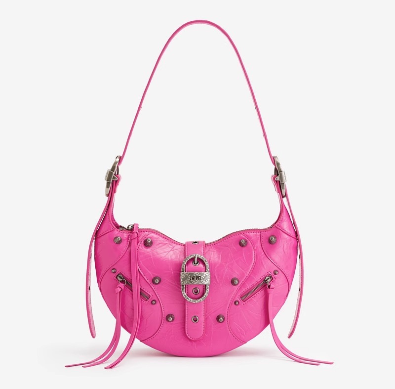 Retro Moto Biker Black Messenger Women Vintage Punk Rivet Chic Y2k Handbag Female Girls Underarm Bag Purse 240813