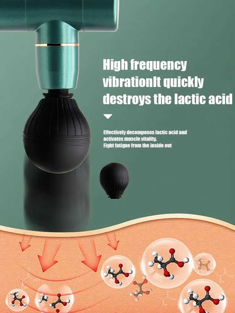 Black Mini Vibrating Electric Fascia Gun Muscle Relaxation Massage Electric Fitness Massage Equipment Arm And Thigh Massage USBXJ241219