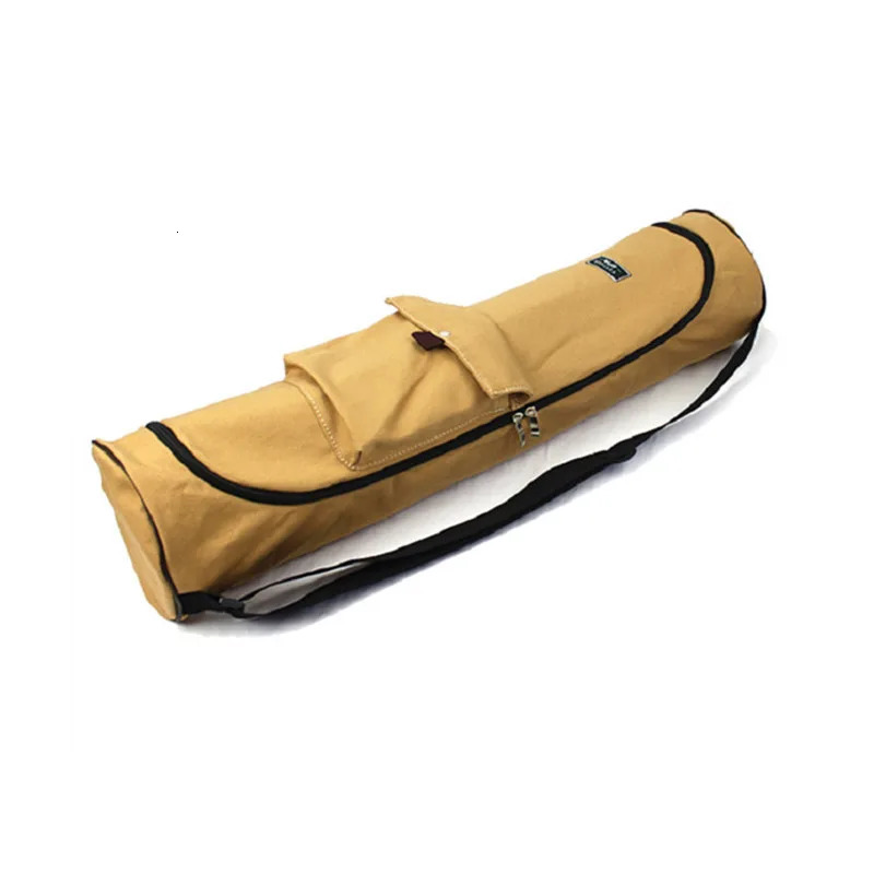 Canvas Sports Bag for Fitness Yoga Backpack Portable Yoga Mat Bag Lengthen Yoga Bag Pilates Mat Case Sport Carriers 241219