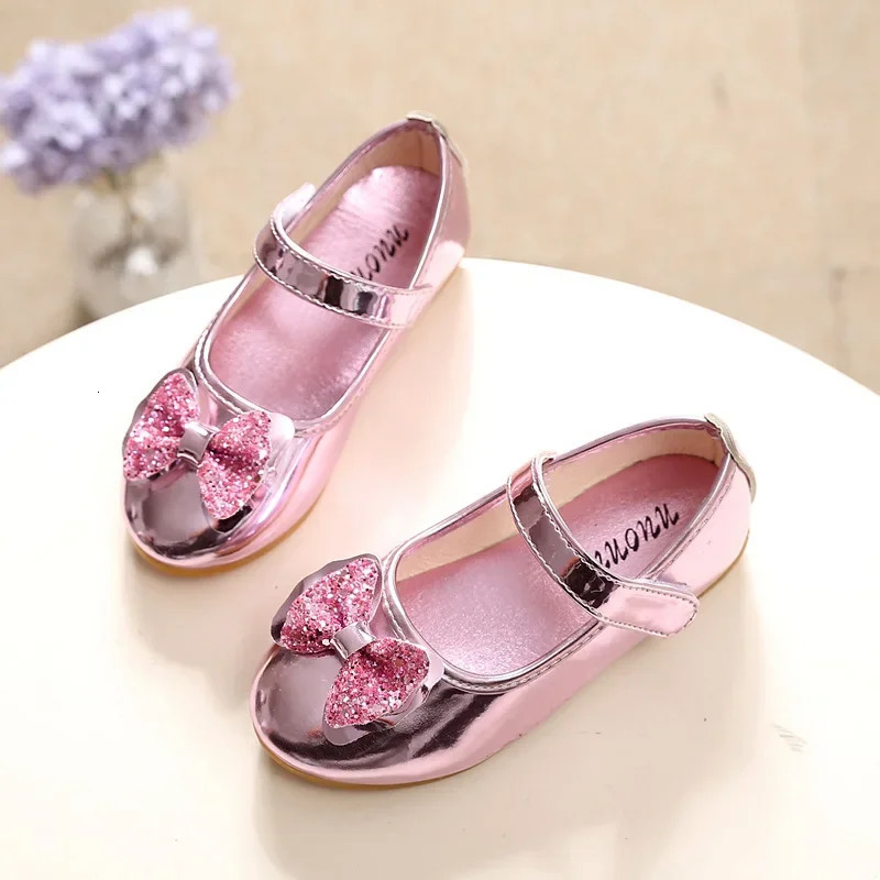 Girls Sandals Children Infant Kid Baby Girl Bling Sequins Shallow Single Princess Shoes Toddler Girl Sandals B49 241219