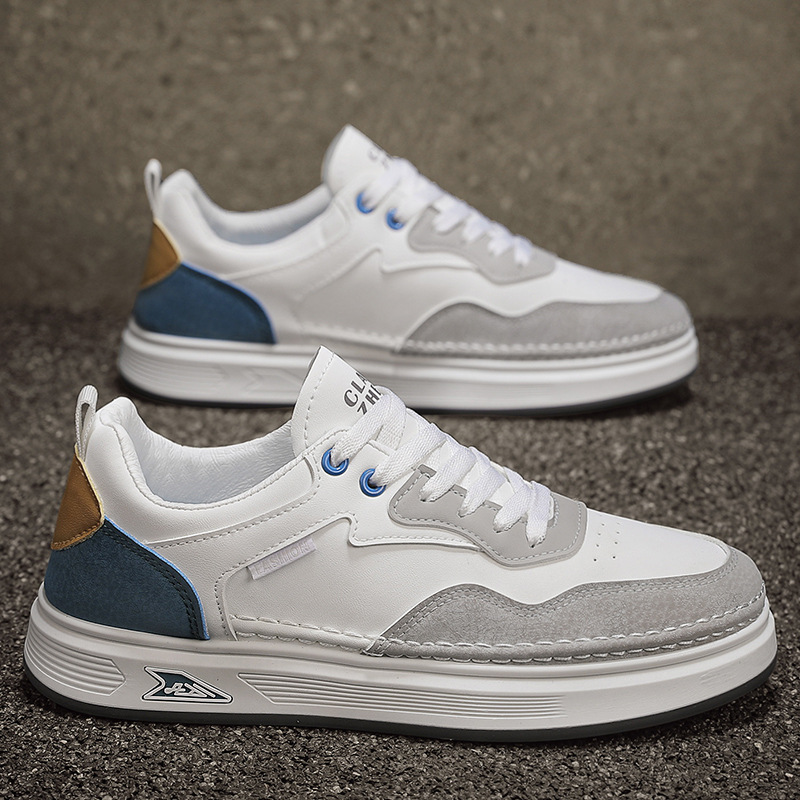 Men Casual Shoes Fashion Flat Bottom Niche Designer Shoes Versatile Soft Sole Popular Triple Grey Beige Free shipping