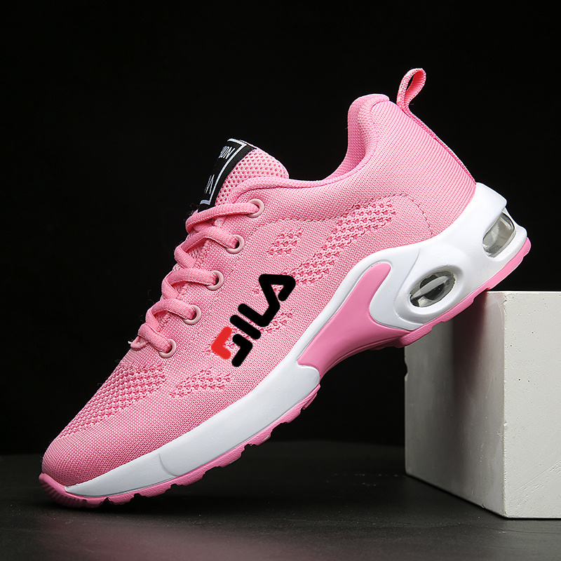 Womens Running Shoes Ladies Breathable Sneakers Summer Light Mesh Air Cushion Womens Sports Shoes Outdoor Lace Up Training Shoes