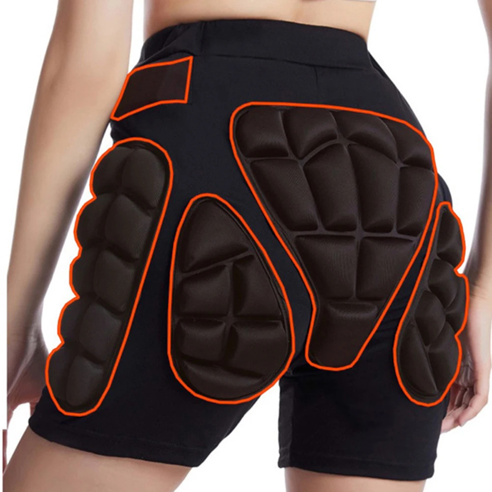 Protective Men Motorcycle Shorts Snowboard Sports Hip Butt Body Protection Gear Hockey MTB Bike Motocross Ice Skiing Shorts 241219