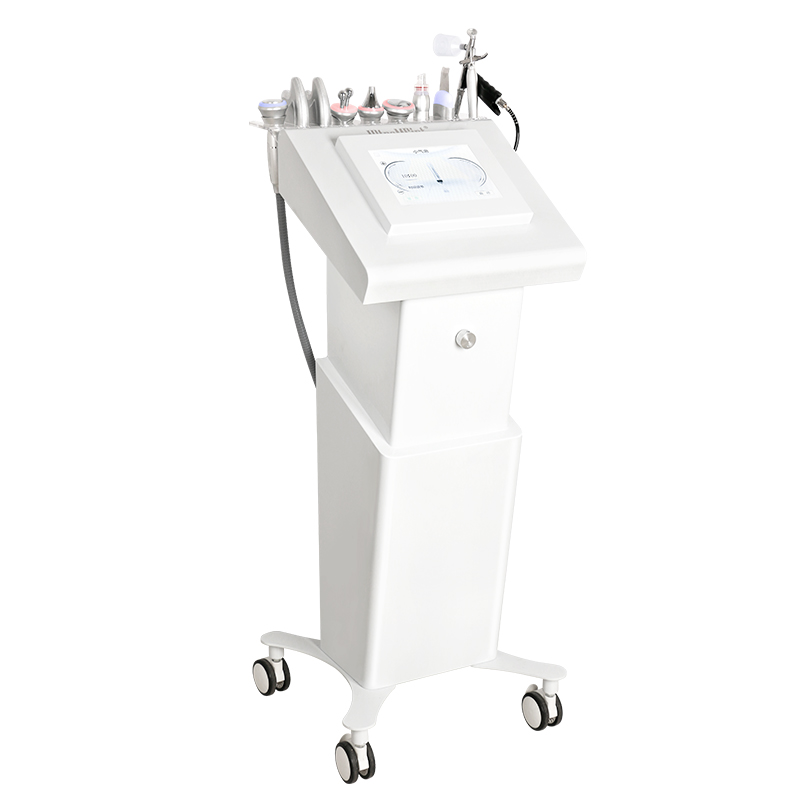 Face Machine For beauty Use 10 in 1 Face Dermabrasion Bubble Exfoliating Dirt Skin Cleaning Blackhead Suction Acne Treatment Beauty Instrument