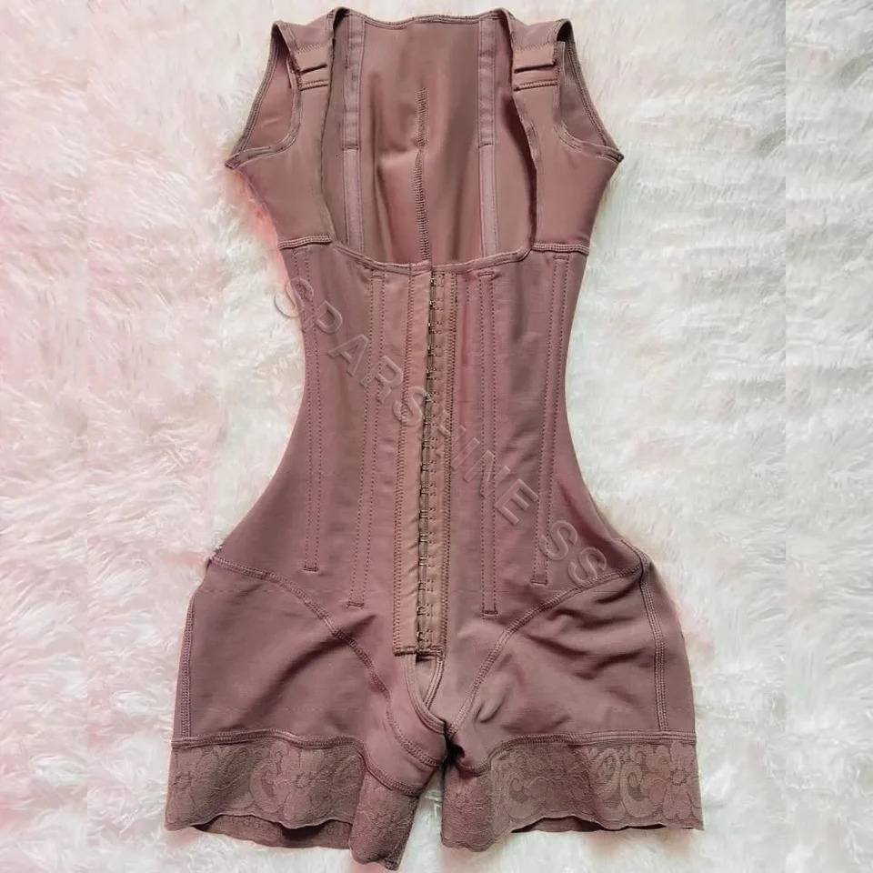 Colombian Girdles Shapers Tummy Control Sheath Flat Belly Woman Stage 2 Corset Seamless Shapewear Bodysuit Shorts Slimming Faja 241219
