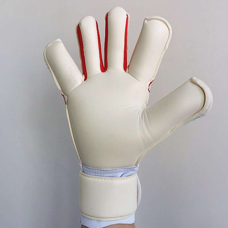 Football Gloves Breathable Thickened Inner Seam VG Cut Non slip Shock Absorbing Goalkeeper Equipment Latex 4MM