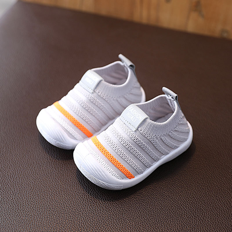 Baby First Walkers Infant Knitted Shoes Toddler Soft Sole Indoor Outdoor Casual Shoes for Little Kid Sizes US0.5C-US6C