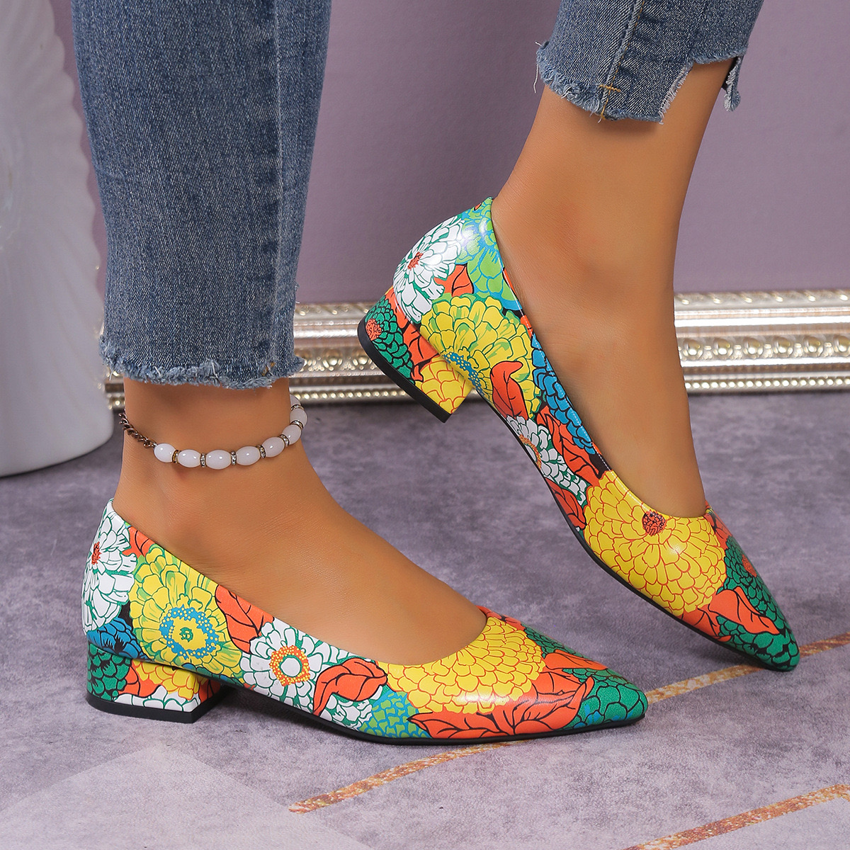 2025 new Mary Fashion Jane atos De Mujer Red Heels Large Sizes Pumps Shoes for Women zhanyishengli