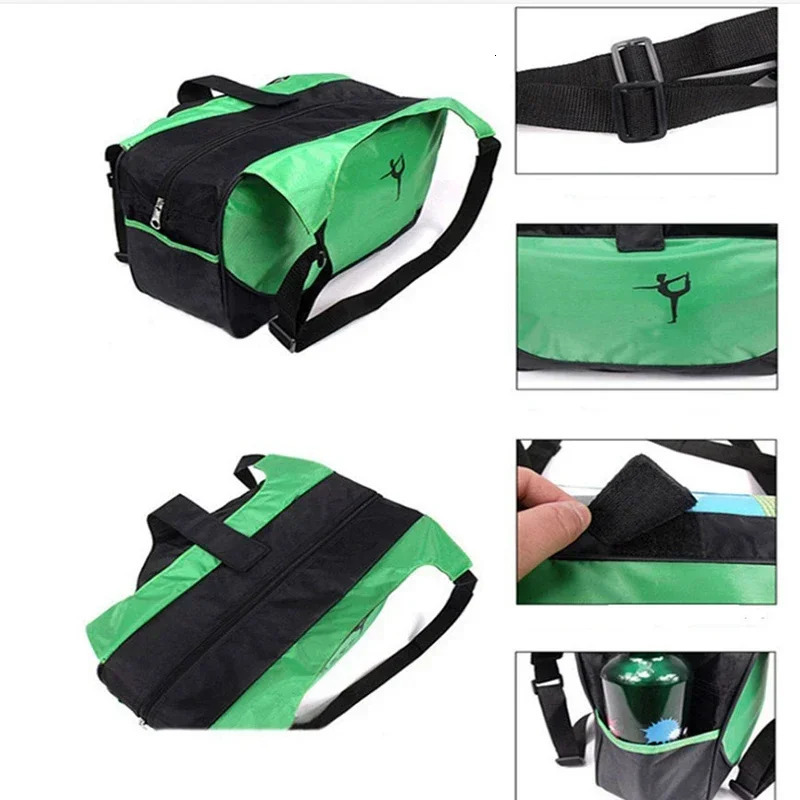 Gym Yoga Mat Handbag Fashion Color Matching Large-capacity Travel Bag Adjustable Shoulder Strap Outdoor Sports Crossbody Bag 241219