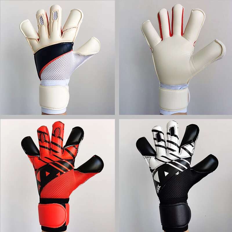 Football Gloves Breathable Thickened Inner Seam VG Cut Non slip Shock Absorbing Goalkeeper Equipment Latex 4MM