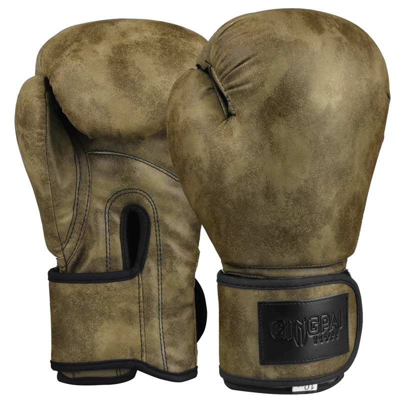 Retro Color Adult Kids WomenMen Boxing Gloves Pu Leather MMA Muay Thai Boxe De Luva Mitts Sanda GYM Equipment 6 8 10 12OZ Boks 241218