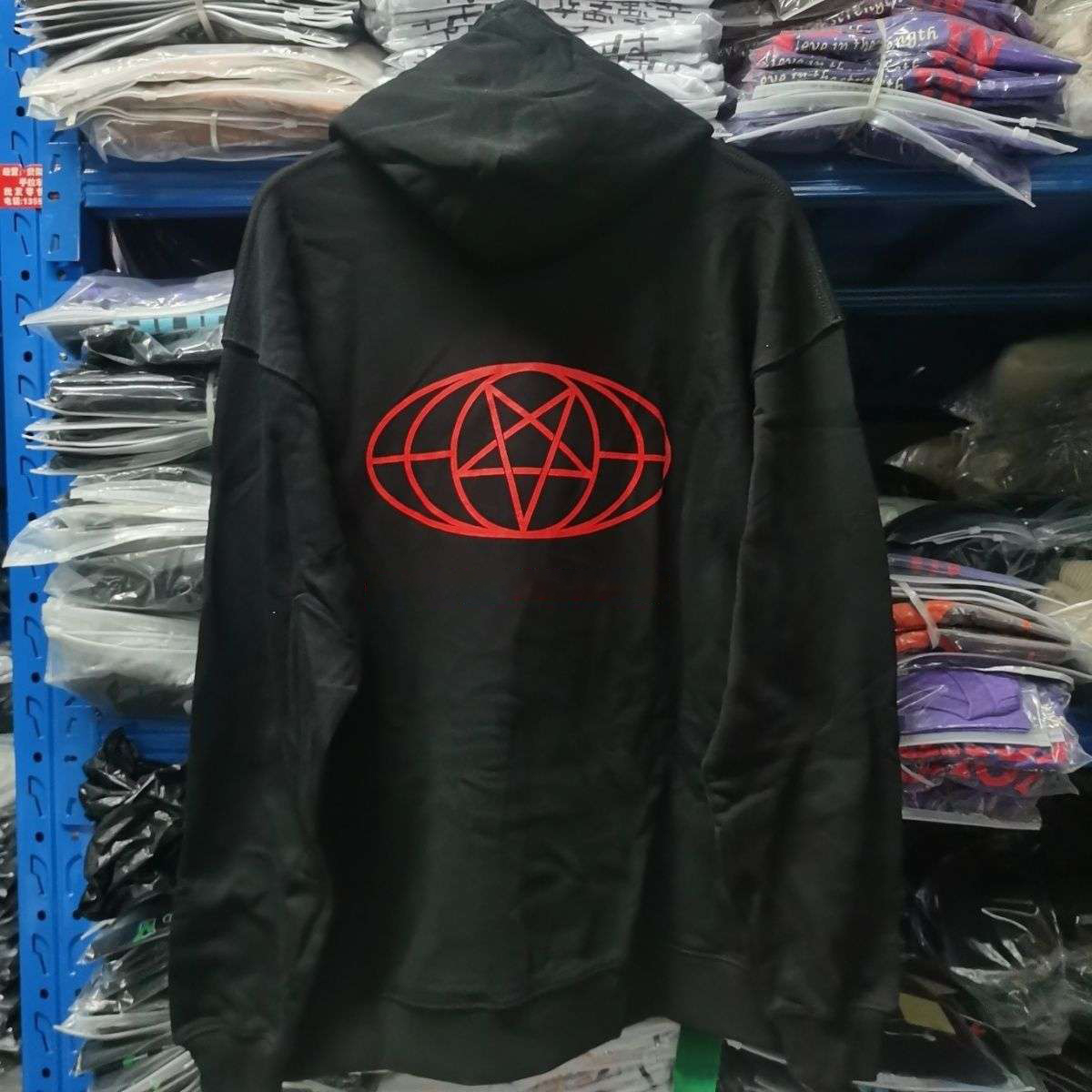 Mens hoodies sweatshirts Embroidered round neck sweater loose pullover long sleeve clothing top S-XL