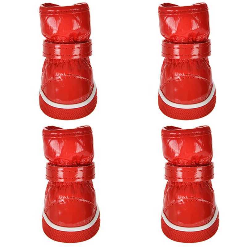 Cute Pet Dog Shoes for Small Medium Dogs Cats Winter Waterproof Soft Fleece Puppy Cartoon Print Boots Chihuahua French SuppliesXJ241218