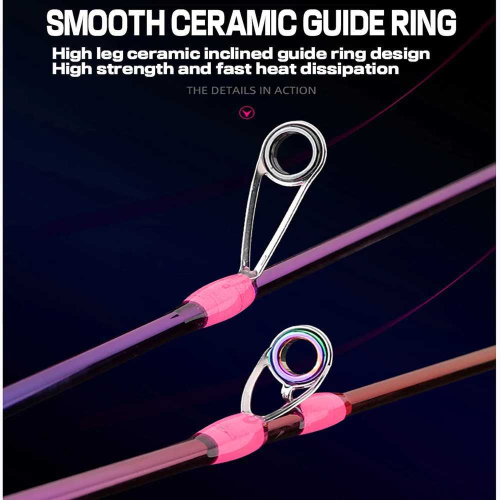 Carbon Fiber Spinning Casting Rod UL Power Lure Fishing Rod 1.8m 1.68m 2 Sections Fishing Acessories for Trout Bass JiggingXJ241219