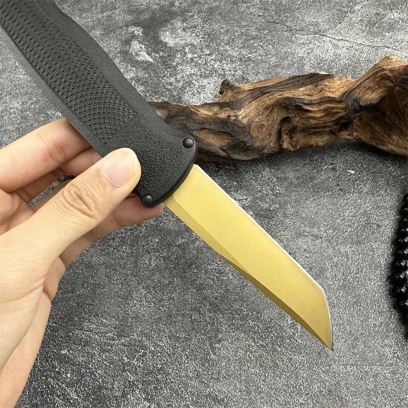 BM 5370FE Folding Knife Outdoor Tactical Military Hunting Knife Camping Hiking Survival Practical Cutting Knife EDC Tool Mens GiftW241219