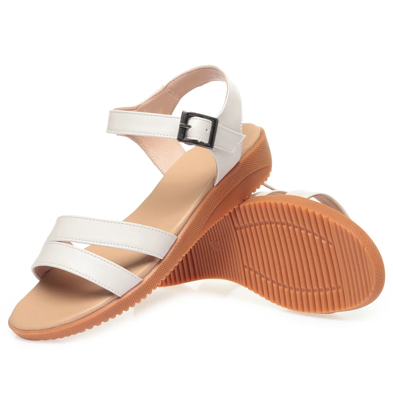 AIYUQI Women Sandals Summer Wedge Sandals Women Large Size Non-Slip Mom Sandals Women