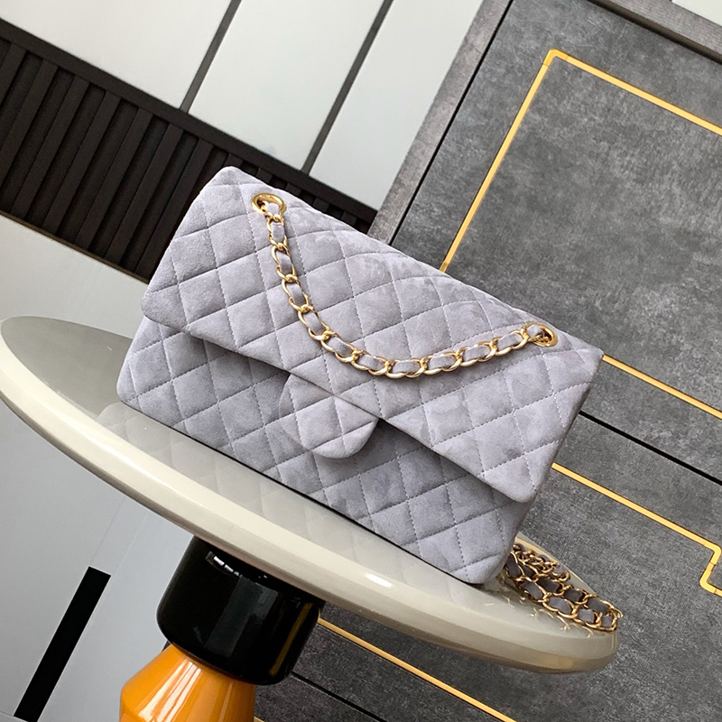 Suede Handbag Designer Flap Bag 25CM Shoulder Bag Women's Chain Bag Crossbody Bag With Box C670