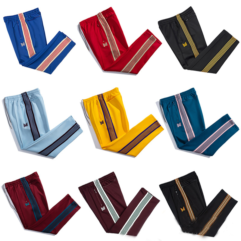 Men's Pants Sweatpants Men Women Stripe Butterfly Pants Trousers Hip Hop