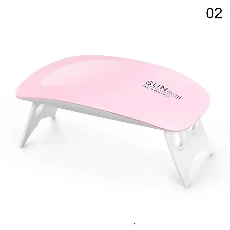 Nails SUNmini 6W LED Nail Dryer Portable USB Cable UV Curing Lamp for Gel Based Polishes Manicure/Pedicure Gel Machine 241219