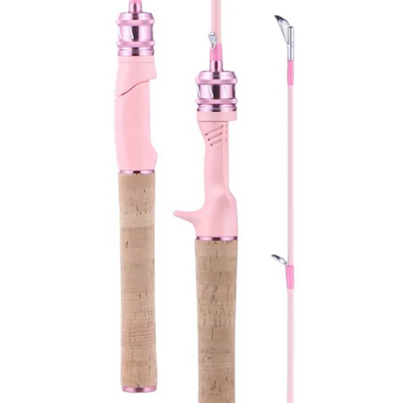1.68/1.8m Pink Carbon Fishing Rod Macaron Spinning Cane UL Power Fast Action Sea Casting For Carp PoleXJ241219