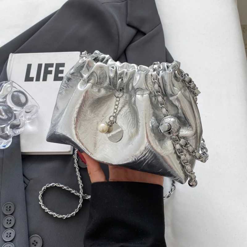 Y2K Millennium Bag Wen 2024 New High Sensitivity Shoe Bag Summer Chain Bag Fi Bucket Bag Messenger Bag Wallet Handbag Y241219