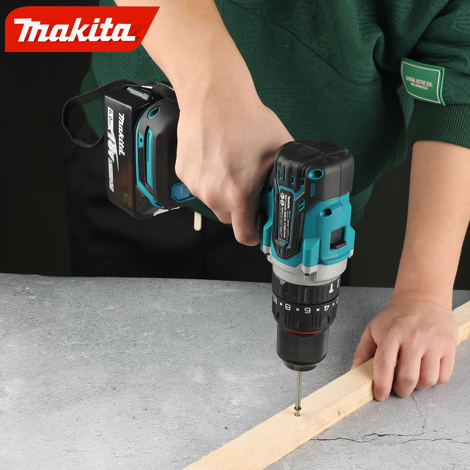 Makita DDF487 13mm cordless drill/electric screwdriver electric tool