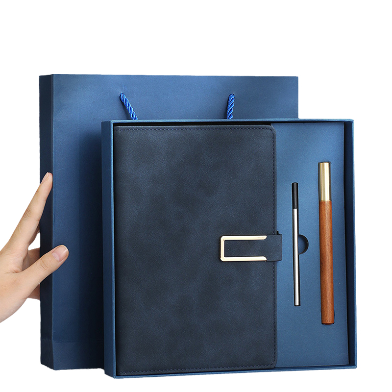 Classic Sheepskin Leather Business Notebook - Stylish Paper Organizer for Office and Educational Settings