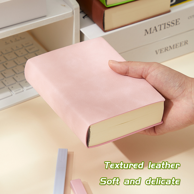 Spreadable Thick Paper Handbook Premium 640 Page Milk Brick Notepad for Artists & Sketchers