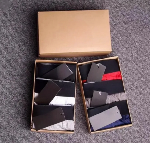 Classic Sexy Designer Boxers Brands Underpants Men's Boxer Casual Shorts Underwear Breathable Cotton Underwears 4PCS/Lot