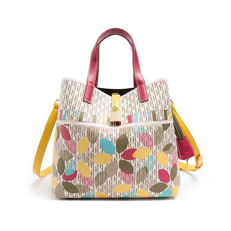Women's Bags Handbag Exquisite Wer Leather Fashion Design Handbag Printed Women's Shoulder Large Capacity Bag