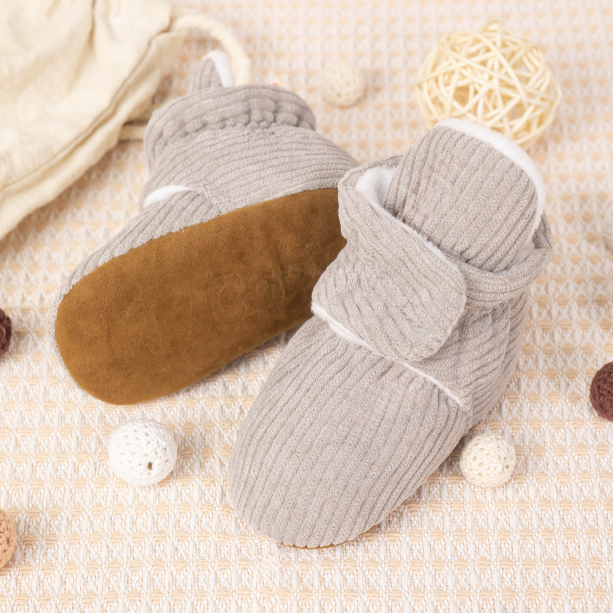 Baby Shoes Boots Winter Warm Socks Light Weight Non-Slip First Toddler Shoes Kidsnest Newborn Infant Footwear Shoes Booties