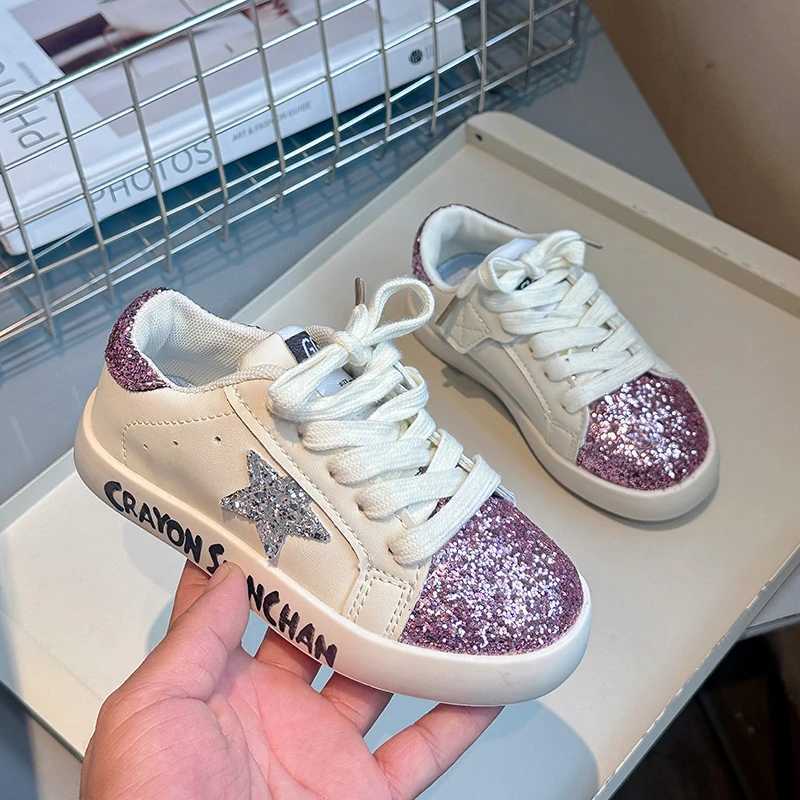 Girls Shoes Spring New Casual Versatile Little Girls Star sneakers Spring and Autumn Childrens Sports Shoes M250313