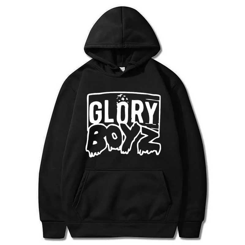 Men's Hoodies Sweatshirts Rap singer Chief Keef Glory Boyz Print Hoodies Mens Hip Hop Harajuku Ultra Long Sleeve Fashion Casual Warm Street Zippe