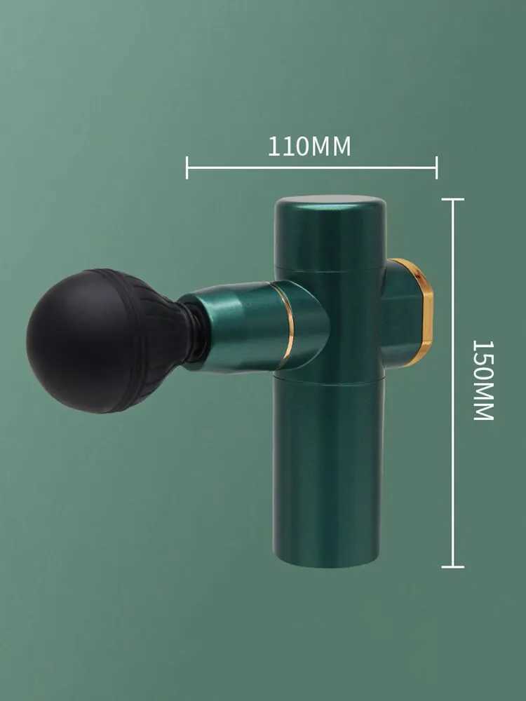 Black Mini Vibrating Electric Fascia Gun Muscle Relaxation Massage Electric Fitness Massage Equipment Arm And Thigh Massage USBXJ241219