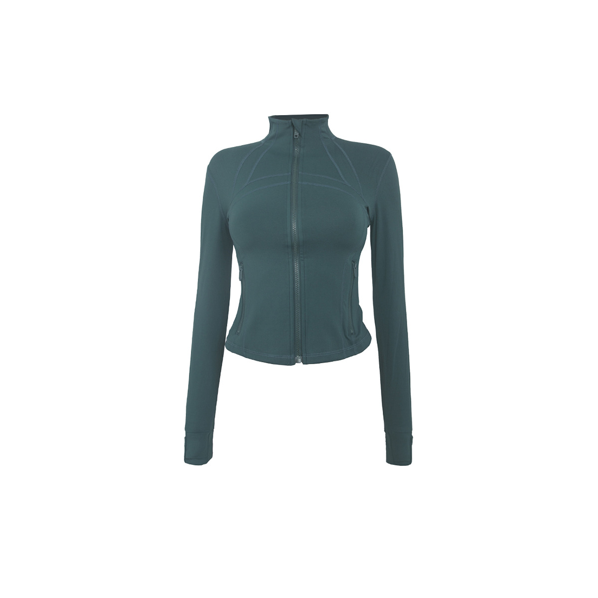 Women Designer Yoga Cropped DF Jacket Gold Zipper Tights Buttery Soft Activewear Slim Fit Zip Thumb Hole Running Workout Fiess Golden Zipper Jackets
