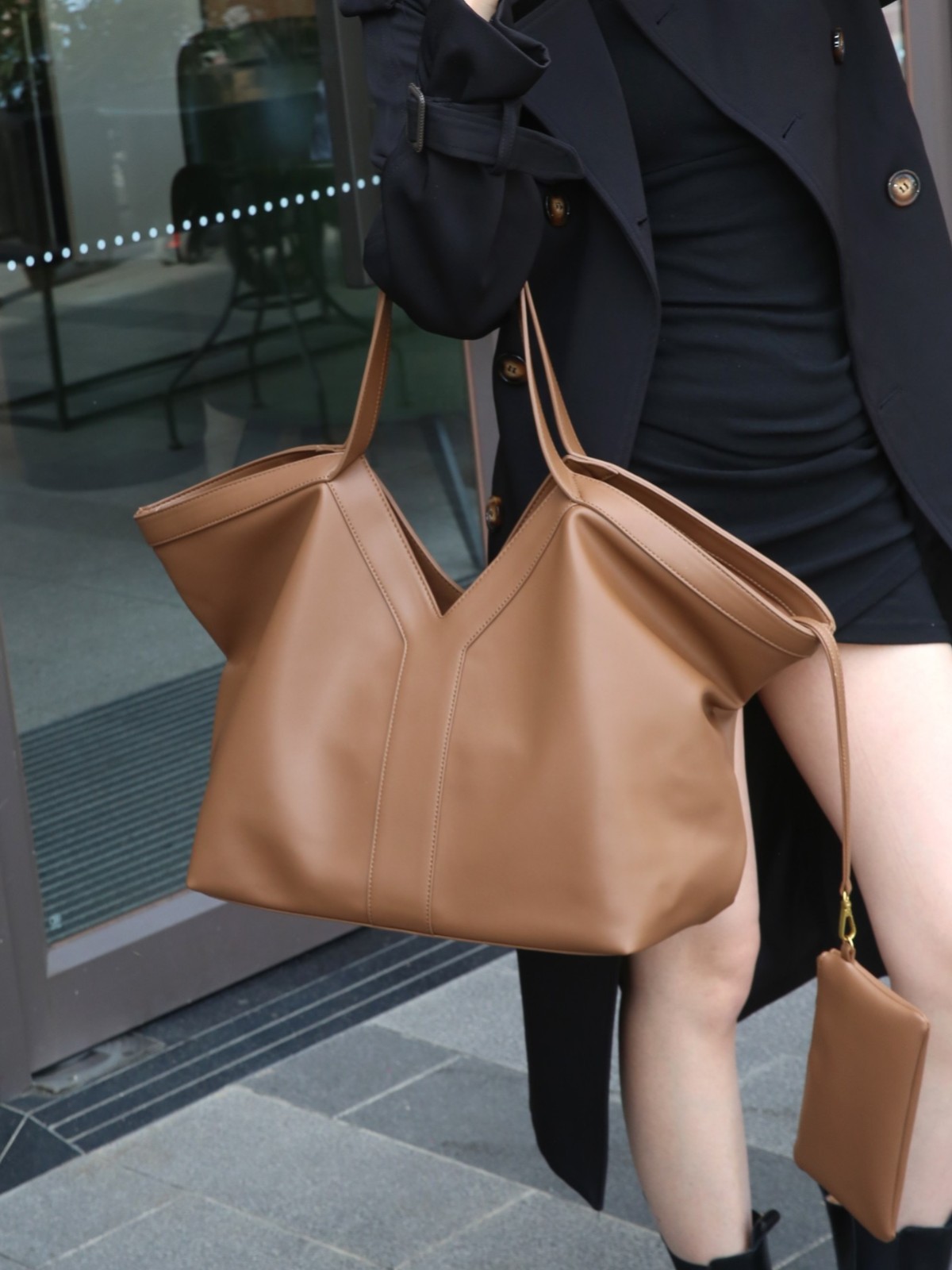Shoulder Bags High-end Brand Genuine Leather Women's Retro Large Capacity Underarm Y Letter Design Versatile
