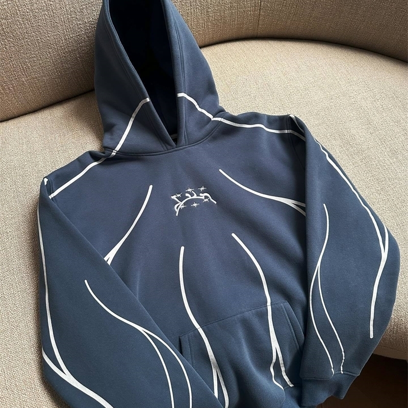 Haruku Shin embroidered jacket mens clothing fashion hooded sweater oversized long sleeved Y2K zipper 241211