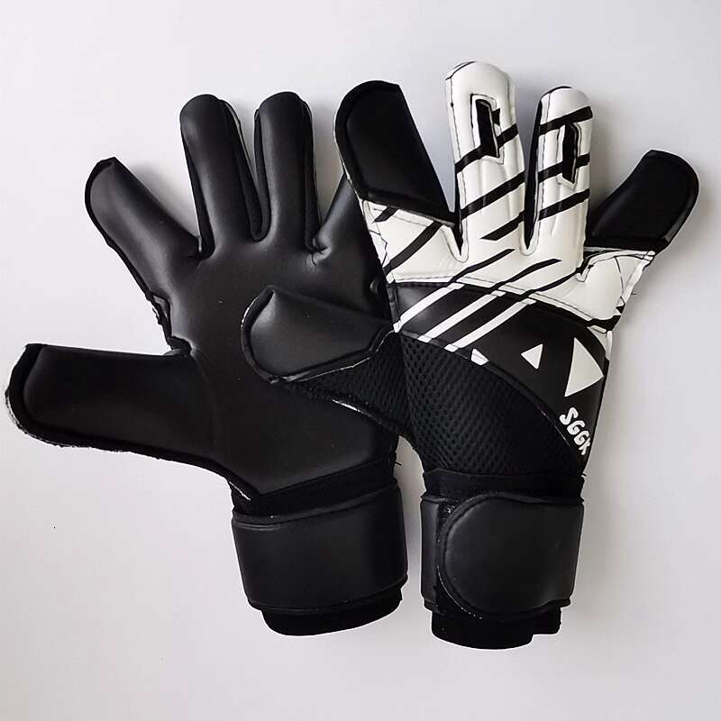 Football Gloves Breathable Thickened Inner Seam VG Cut Non slip Shock Absorbing Goalkeeper Equipment Latex 4MM