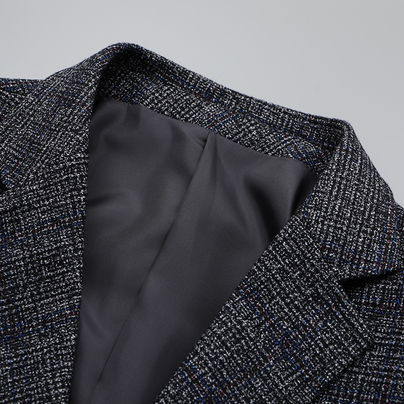 K852 Men's One Button Business Suit Jacket - Casual Fit, Fashion Design