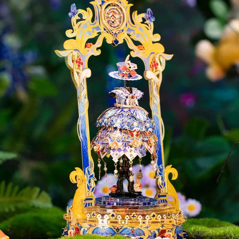 MY Alice in Wonderland 3D metal assembly model puzzles handmade DIY halloween gifts to friends exquisite tabletop ornamentsXJ241218