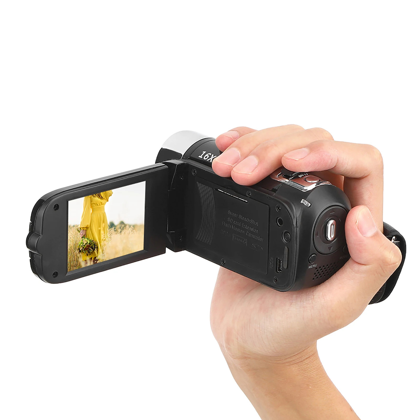 DH90 16X Digital Zoom 27 Inch Colourful Display Screen High Definition Camera Image Video Shooting Camcorder 110 240V 241113